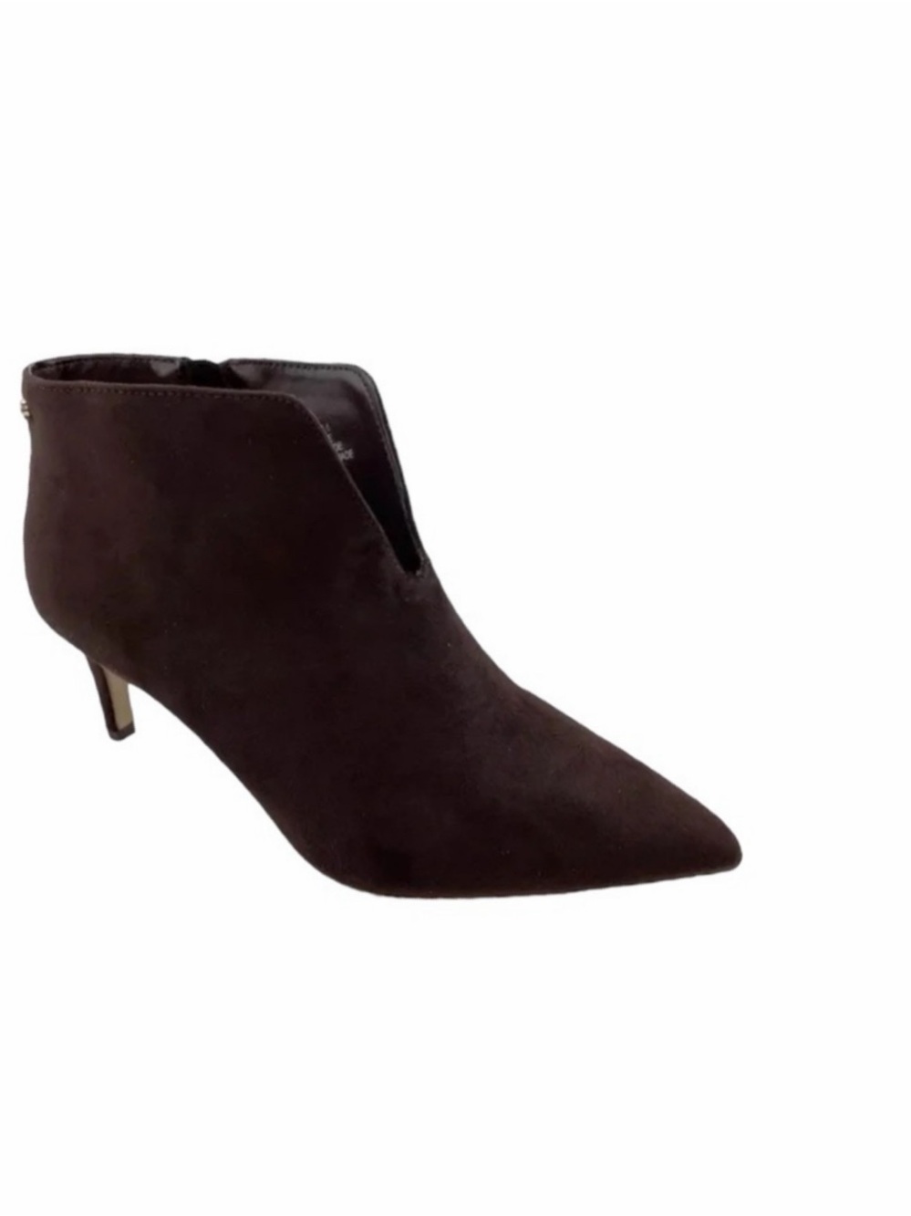NEW Tahari Sherron Ankle BootChocolate  Brown Cut Out